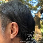 インディゴの後染め