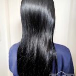 ヘナとハーブシャンプーしている髪