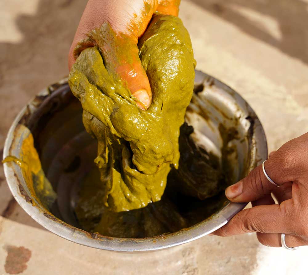 ヘナの溶かし方