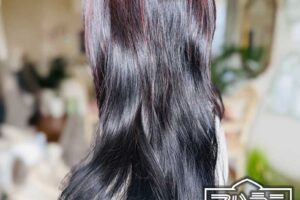 ヘナ染めの写真