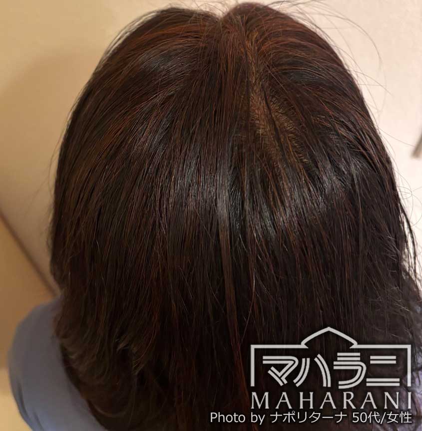 ヘナにローザセンティフォリア投入でお花見ヘアカラー♪