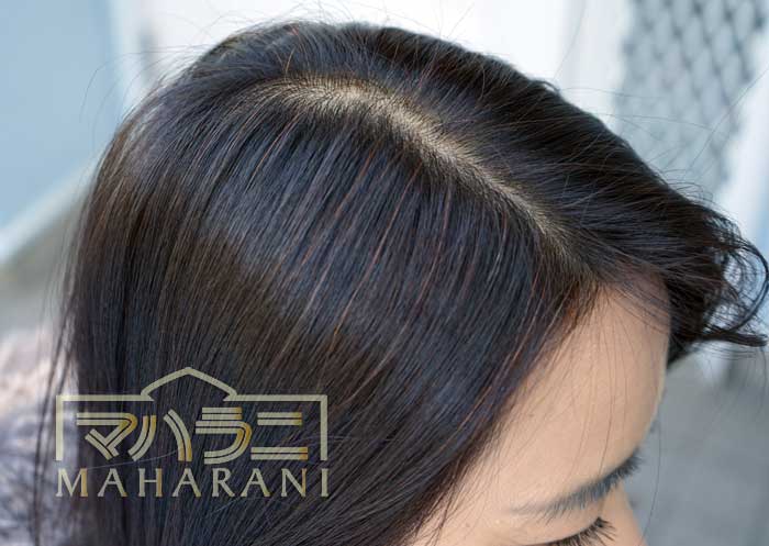 ブラウンに染まるヘナ